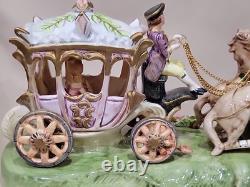 Vtg Horse Drawn Royal Carriage Buggy Cinderella Princess By Arnart Jonatha Byron