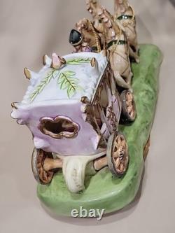 Vtg Horse Drawn Royal Carriage Buggy Cinderella Princess By Arnart Jonatha Byron