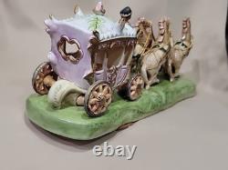 Vtg Horse Drawn Royal Carriage Buggy Cinderella Princess By Arnart Jonatha Byron