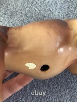 Vtg Horse Figurine Brown Hagen Renaker Light Brown Beige Facing Left