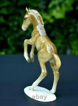 Vtg Hutschenreuther Kunstabteilung Leaping Foal Colt Horse Figure Statue Germany