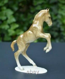 Vtg Hutschenreuther Kunstabteilung Leaping Foal Colt Horse Figure Statue Germany