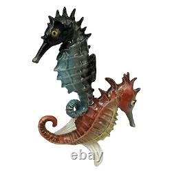 Vtg Karl Ens Seahorses Pair Collectible Porcelain Figurine #7563 Germany Mint