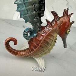 Vtg Karl Ens Seahorses Pair Collectible Porcelain Figurine #7563 Germany Mint