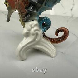 Vtg Karl Ens Seahorses Pair Collectible Porcelain Figurine #7563 Germany Mint