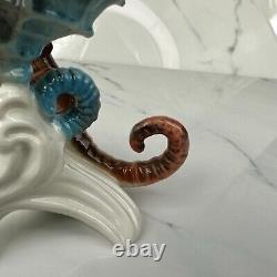 Vtg Karl Ens Seahorses Pair Collectible Porcelain Figurine #7563 Germany Mint