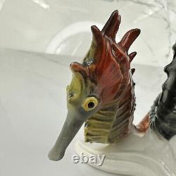 Vtg Karl Ens Seahorses Pair Collectible Porcelain Figurine #7563 Germany Mint