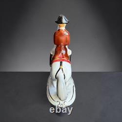 Vtg Keramos Wien Lipizzaner Horse Rider Figurine Austria Spanish RidingSchool 6