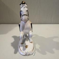 Vtg Keramos Wien Lipizzaner Horse Rider Levade 5178 Austria Porcelain Figurine