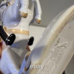 Vtg Keramos Wien Lipizzaner Horse Rider Levade 5178 Austria Porcelain Figurine