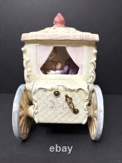 Vtg Lenwile Ardalt Japan Horse Drawn Carriage Regal Coach Musical TV Lamp 6817