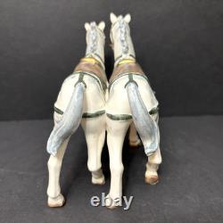 Vtg Lenwile Ardalt Japan Horse Drawn Carriage Regal Coach Musical TV Lamp 6817