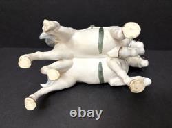 Vtg Lenwile Ardalt Japan Horse Drawn Carriage Regal Coach Musical TV Lamp 6817