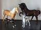 Vtg Porcelain Horse Figure Family 2/ Royal Doulton 2/unmarked Beswick Mare Foal