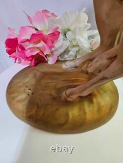 Vtg Royal Dux Bohemia Porcelain Rearing Horse Stallion Figurine Statue Large 14