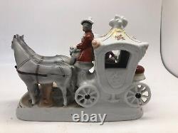 Vth Porcelain Carriage Figurine Germany 19437 Grafenthal Cinderella Courting