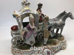 Vth Porcelain Carriage Figurine Germany 19437 Grafenthal Cinderella Courting