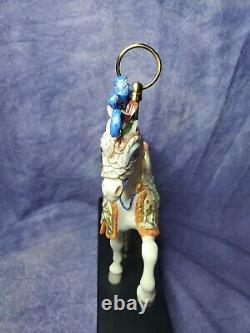 WOW Carousel Charger 1984 Cybis 13 Porcelain Horse Figurine FREE SHIPPING
