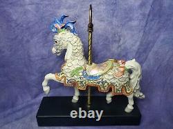 WOW Carousel Charger 1984 Cybis 13 Porcelain Horse Figurine FREE SHIPPING