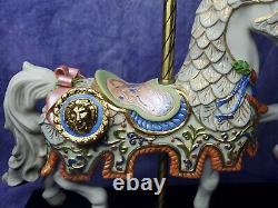 WOW Carousel Charger 1984 Cybis 13 Porcelain Horse Figurine FREE SHIPPING