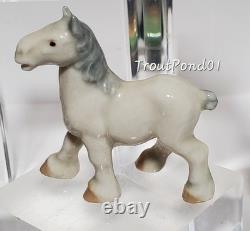 Wade First Whimsies Early Shire Horse 1959 Porcelain Figurine from Set 10