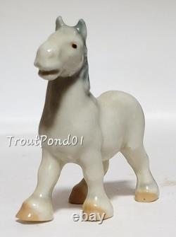 Wade First Whimsies Early Shire Horse 1959 Porcelain Figurine from Set 10