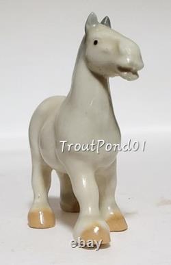 Wade First Whimsies Early Shire Horse 1959 Porcelain Figurine from Set 10