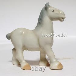 Wade First Whimsies Early Shire Horse 1959 Porcelain Figurine from Set 10
