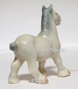 Wade First Whimsies Early Shire Horse 1959 Porcelain Figurine from Set 10