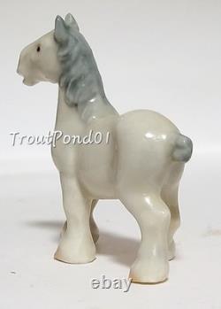Wade First Whimsies Early Shire Horse 1959 Porcelain Figurine from Set 10