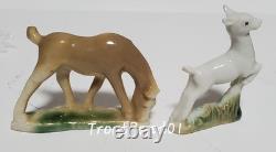 Wade First Whimsies Figurines Set 1 Box Fawn Spaniel Horse Poodle Squirrel 1953