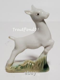Wade First Whimsies Figurines Set 1 Box Fawn Spaniel Horse Poodle Squirrel 1953