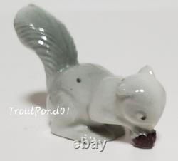 Wade First Whimsies Figurines Set 1 Box Fawn Spaniel Horse Poodle Squirrel 1953