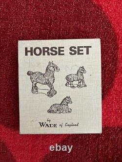 Wade Horse, Set 1, 1974 Complete Set Of 3