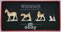 Wade Horses, Whimsie Set 5 Rare, 1956 Complete Set Of 4 With Box
