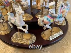 Westminster 12 Carousel Pastel Horse Genuine Porcelain Bisque Collectible Vtg