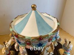 Westminster 12 Carousel Pastel Horse Genuine Porcelain Bisque Collectible Vtg