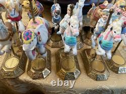 Westminster 12 Carousel Pastel Horse Genuine Porcelain Bisque Collectible Vtg