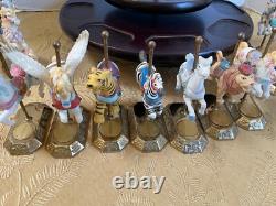 Westminster 12 Carousel Pastel Horse Genuine Porcelain Bisque Collectible Vtg