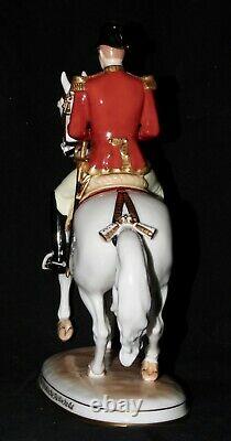 Wien Augarten Austria Hofburg Pirouette Spanish Horse Rider Porcelain Figurine