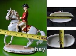 Wien Augarten Austria Hofburg Pirouette Spanish Horse Rider Porcelain Figurine