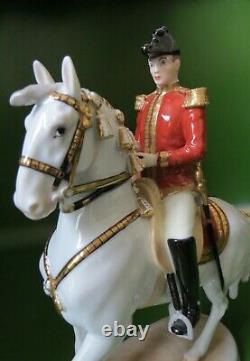 Wien Augarten Austria Hofburg Pirouette Spanish Horse Rider Porcelain Figurine