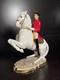 Wien Austria Porcelain Spanische Hofreitschule Spanish Horse And Rider Figurine