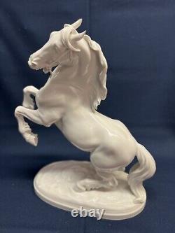 XL Augarten Wein Porcelain Horse Figurine