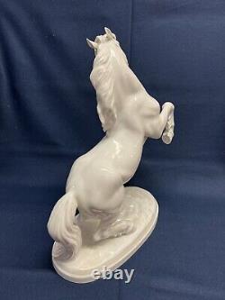 XL Augarten Wein Porcelain Horse Figurine