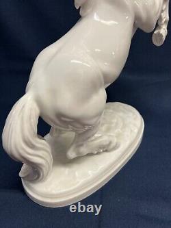 XL Augarten Wein Porcelain Horse Figurine