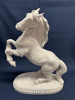 XL Augarten Wein Porcelain Horse Figurine