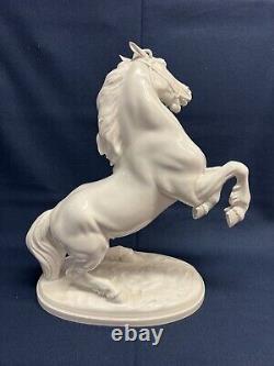 XL Augarten Wein Porcelain Horse Figurine