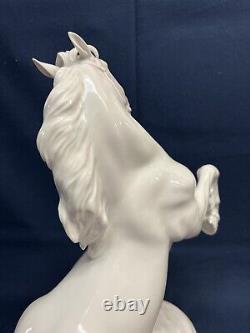 XL Augarten Wein Porcelain Horse Figurine