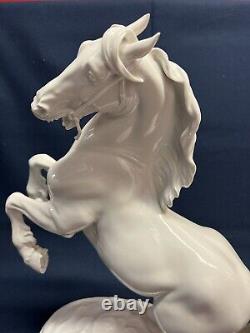 XL Augarten Wein Porcelain Horse Figurine